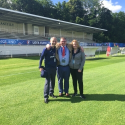 Richard with English FA Management in Chantilly